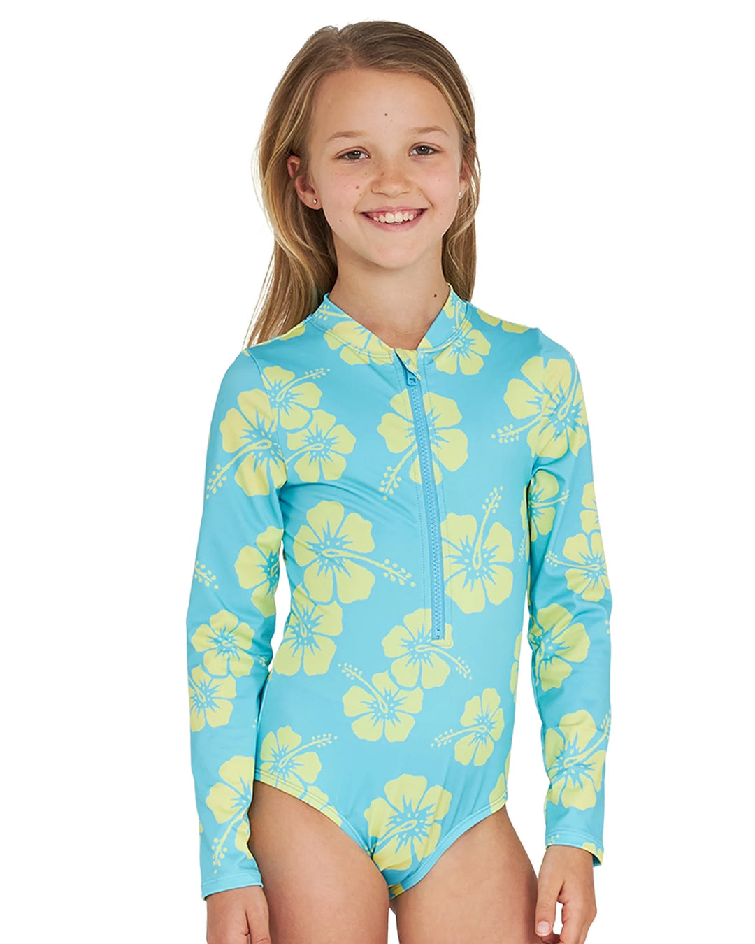 Okanui Girls Long Sleeve One Piece