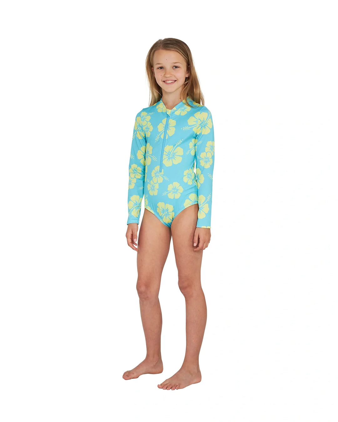 Okanui Girls Long Sleeve One Piece