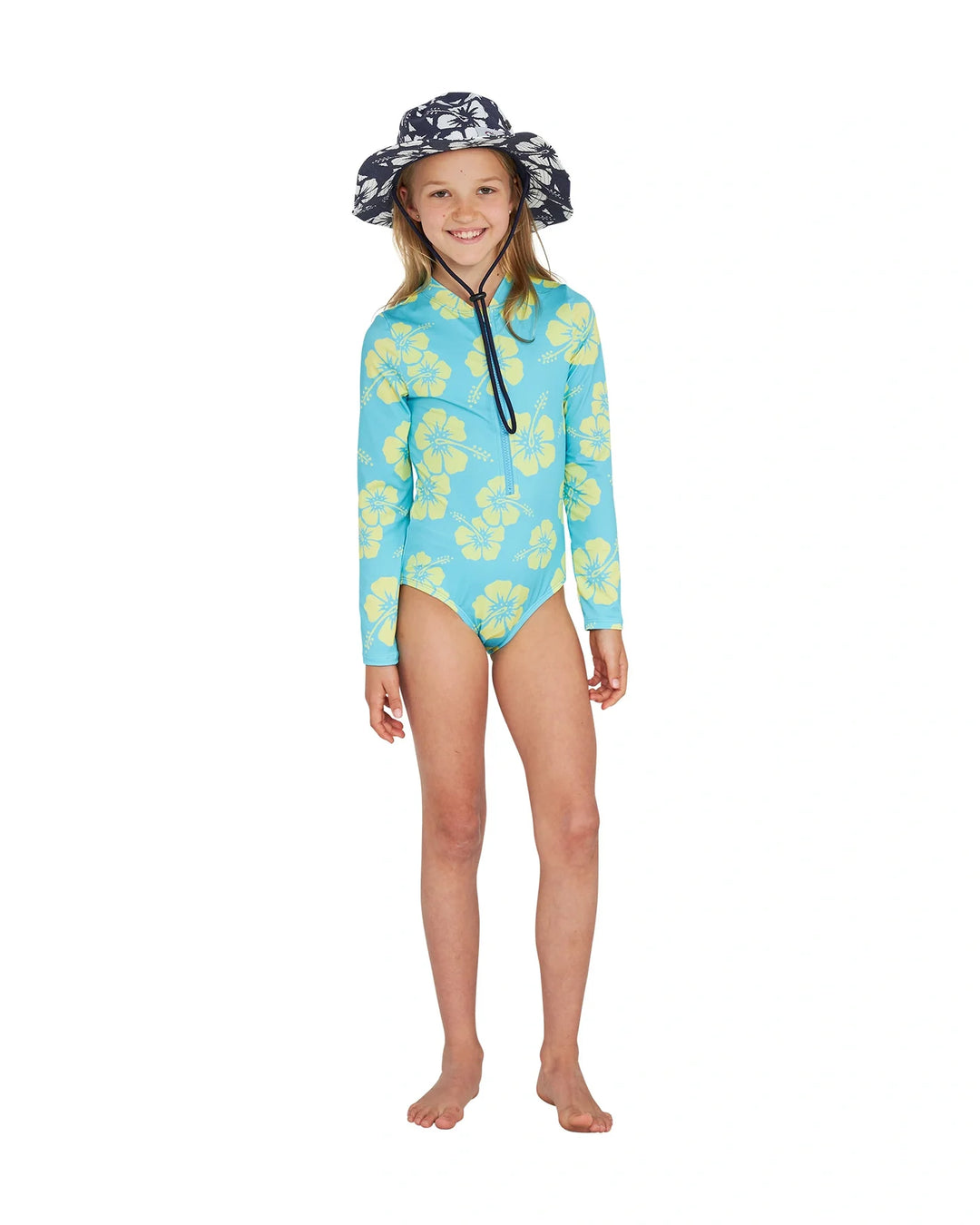 Okanui Girls Long Sleeve One Piece