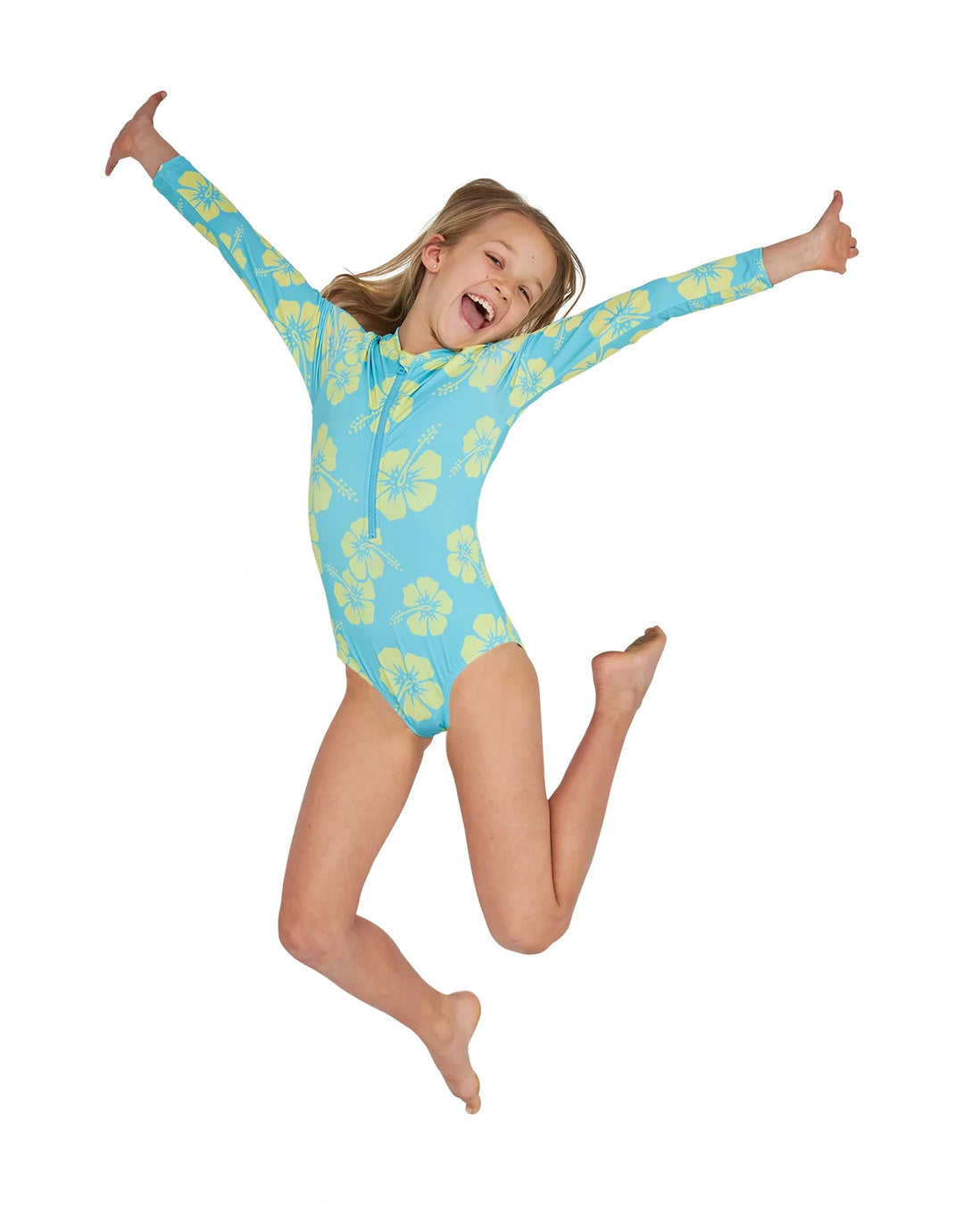 Okanui Girls Long Sleeve One Piece