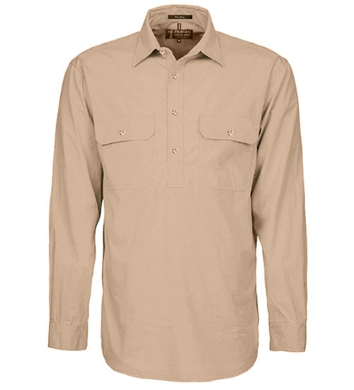 Logie Farm Closed Front LS Shirt