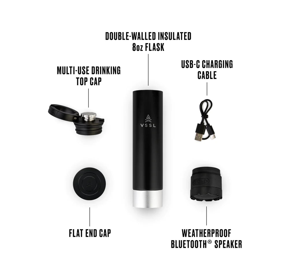 Insulated Flask + Speaker