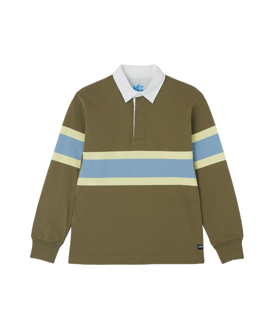 Gramicci Langdon Rugby Shirt - Winter Olive