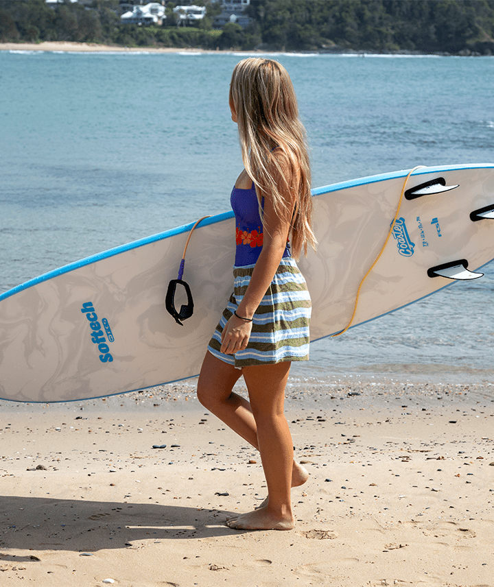 Saltwater Terry Oversized Shorts - Gowings Pacific Trader