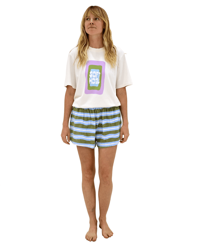 Saltwater Terry Oversized Shorts - Gowings Pacific Trader