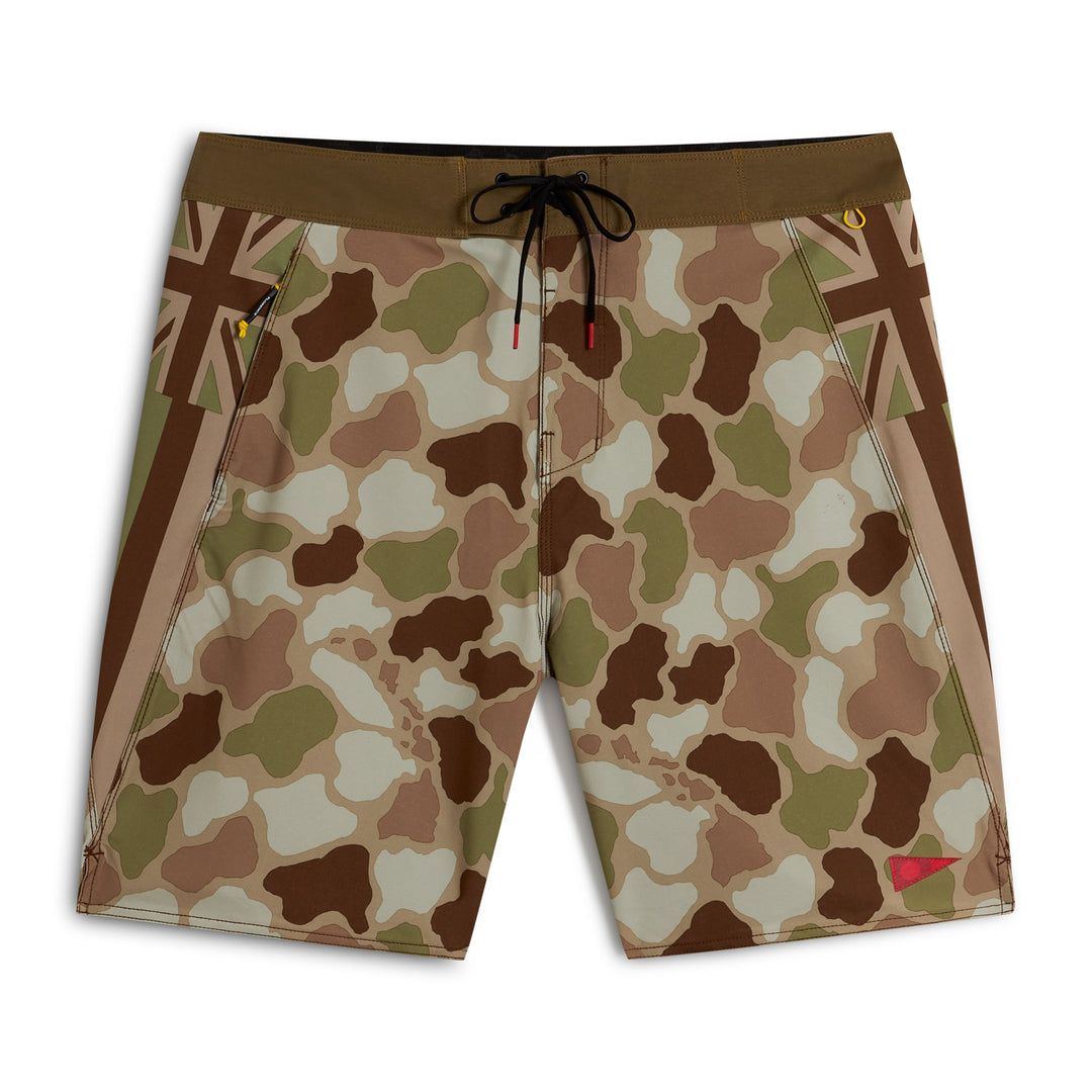 Florence F1 Pro Hawaii Camo Boardshort - Gowings Pacific Trader