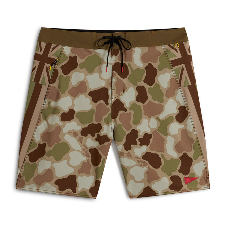 Florence F1 Pro Hawaii Camo Boardshort - Gowings Pacific Trader
