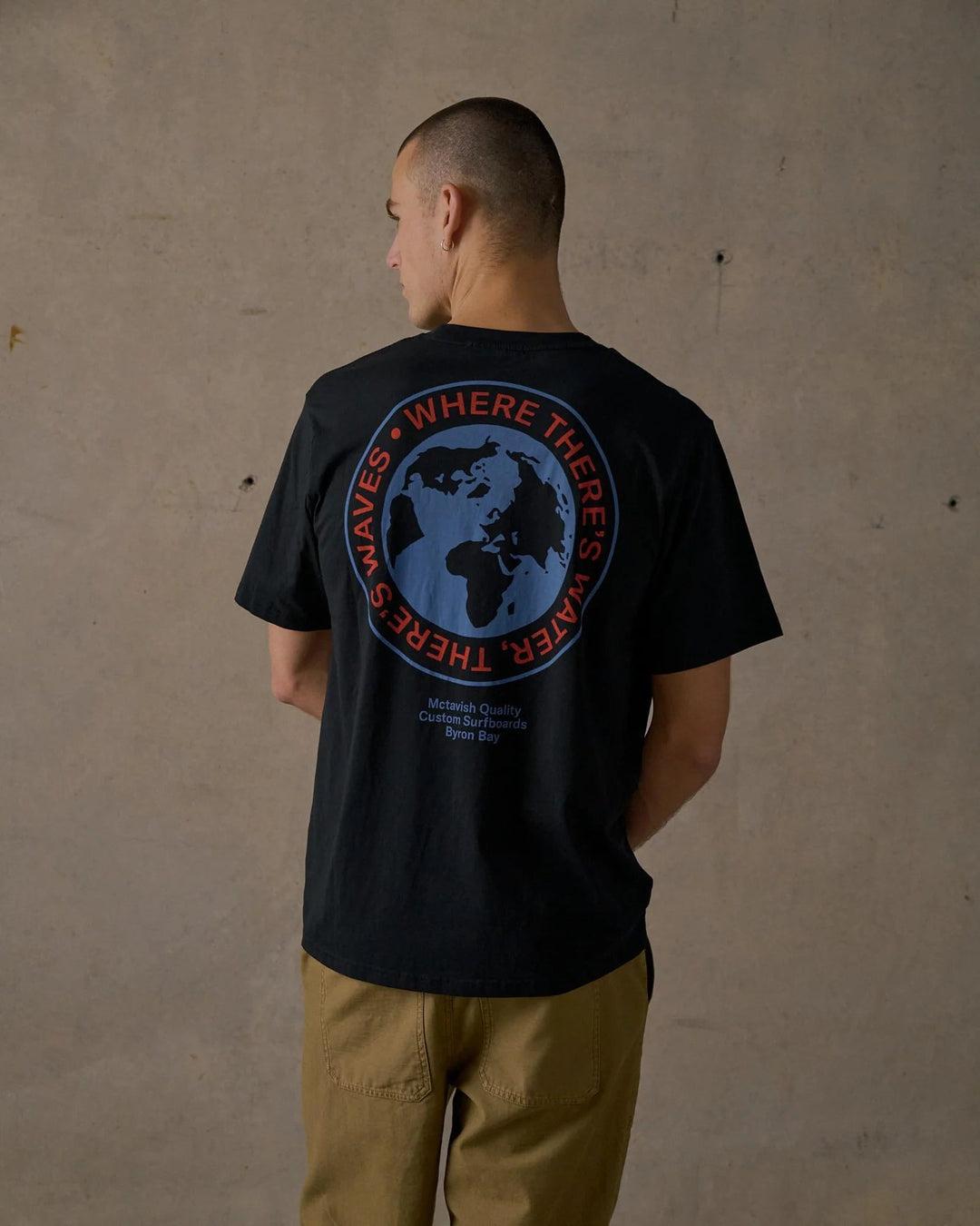 McTavish Waves Tee - Gowings Pacific Trader