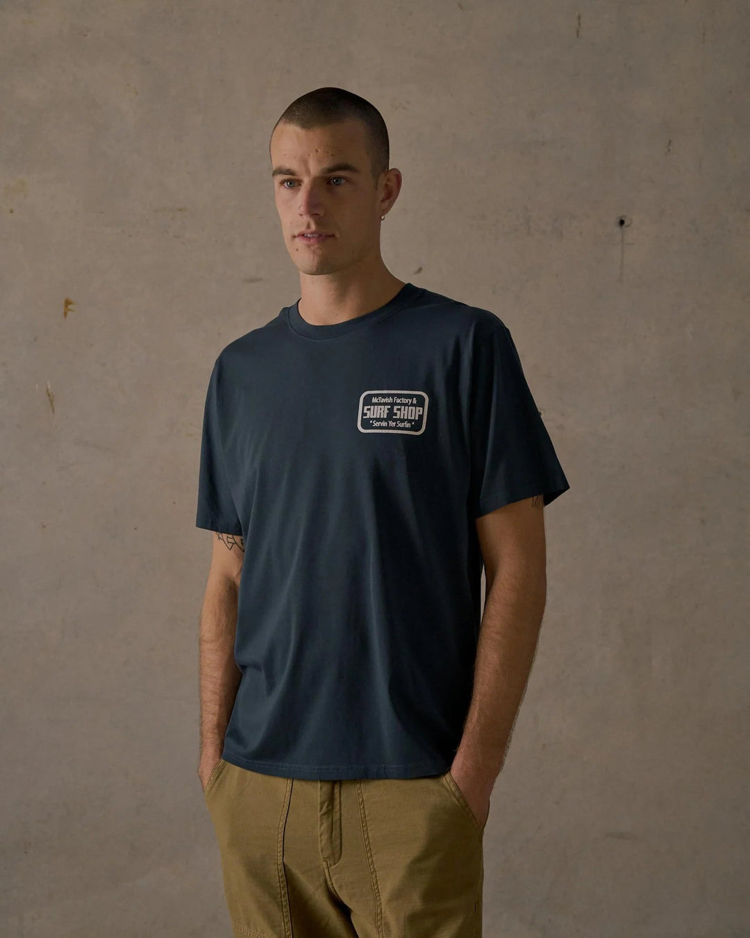 McTavish Surf Shop Tee - Gowings Pacific Trader