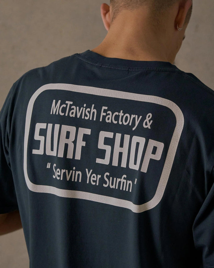 McTavish Surf Shop Tee - Gowings Pacific Trader
