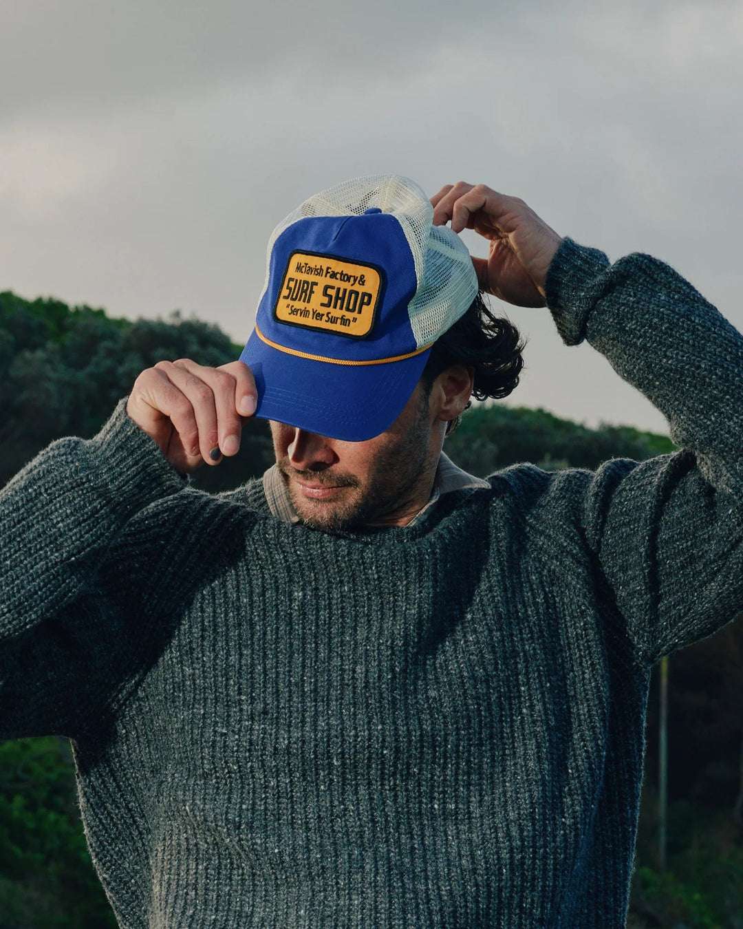 McTavish Surf Shop Trucker Cap - Gowings Pacific Trader