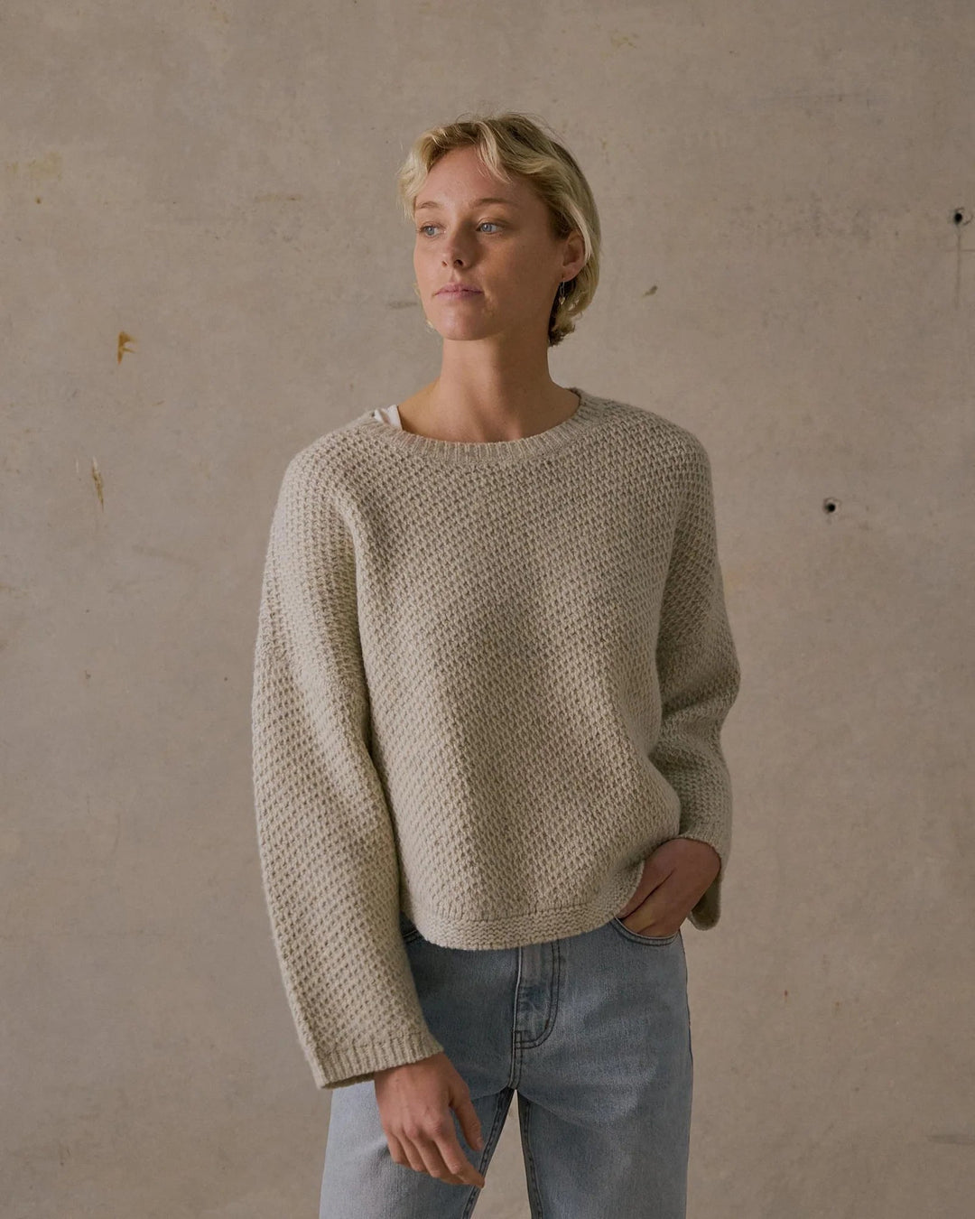 McTavish Boxy Knit - Gowings Pacific Trader