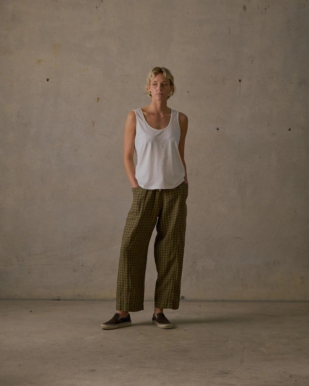McTavish Patio Check Pants - Gowings Pacific Trader