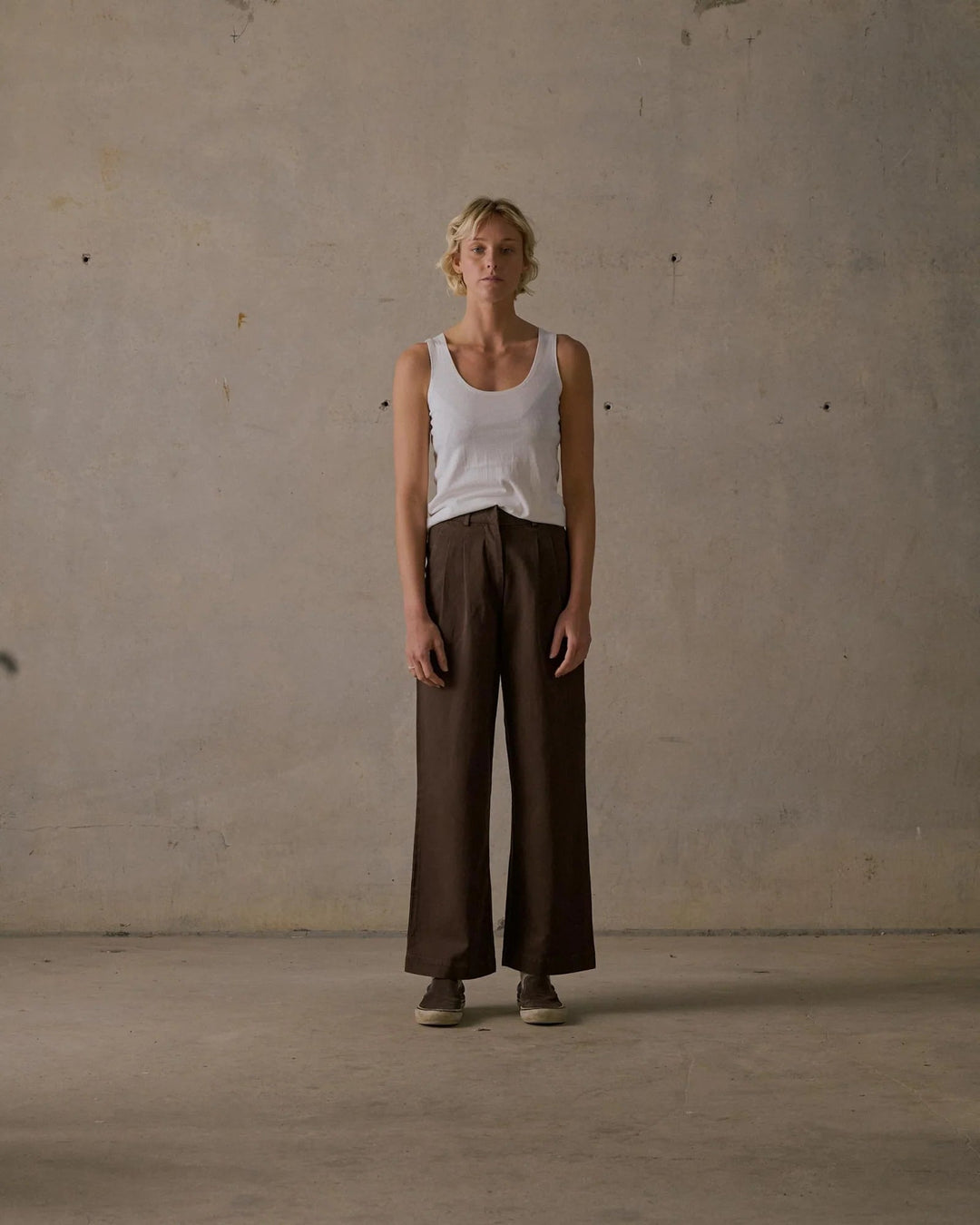 McTavish Wide Pleated Pants - Gowings Pacific Trader