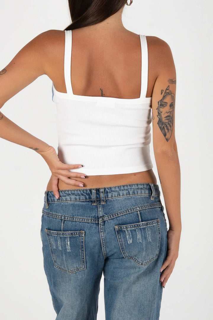 Dolphin Splash Tank Singlet - Gowings Pacific Trader