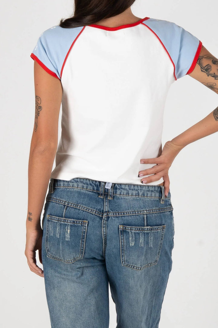 Wave Lover Baby Tee - Gowings Pacific Trader