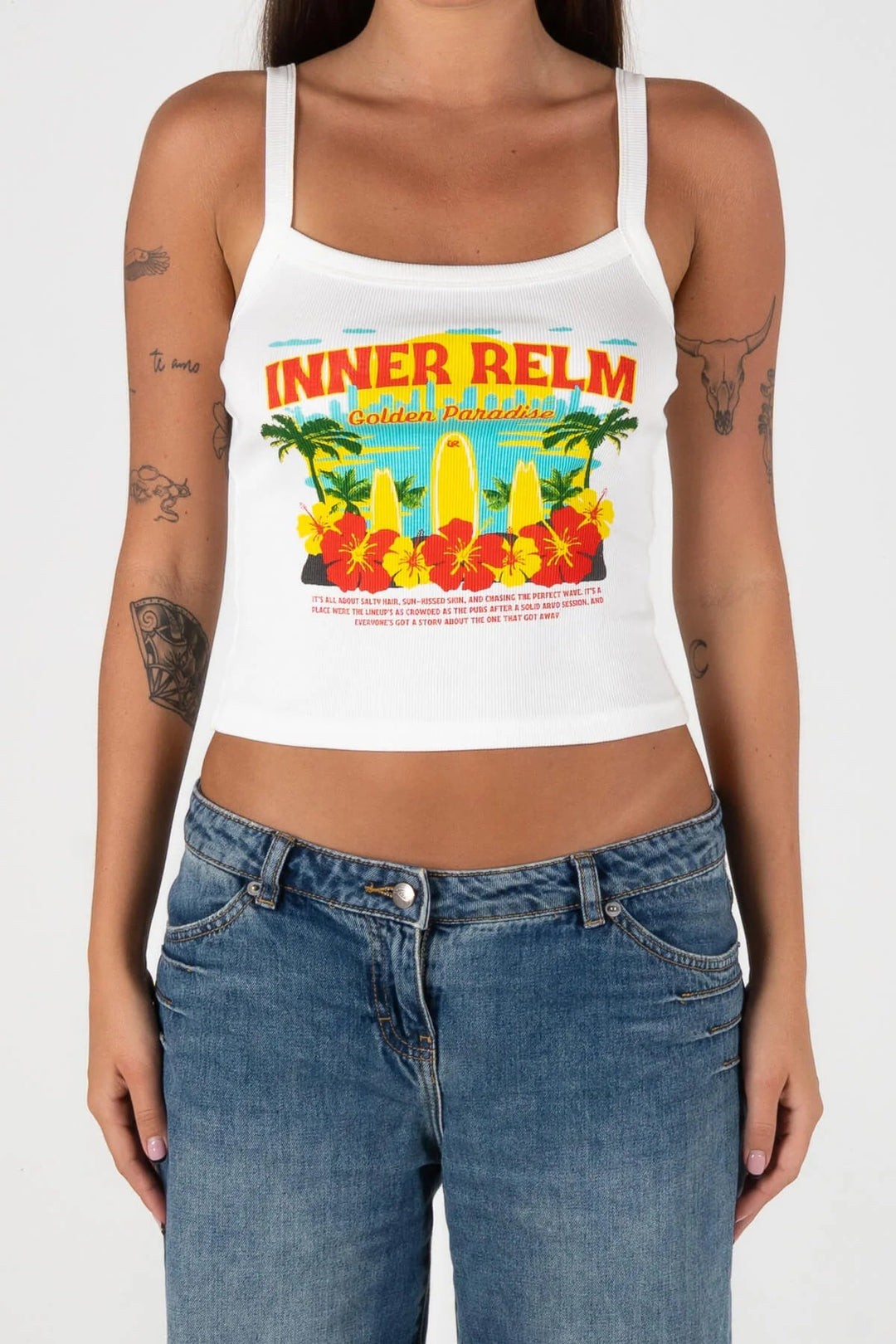 Tourist Tank Singlet - Gowings Pacific Trader